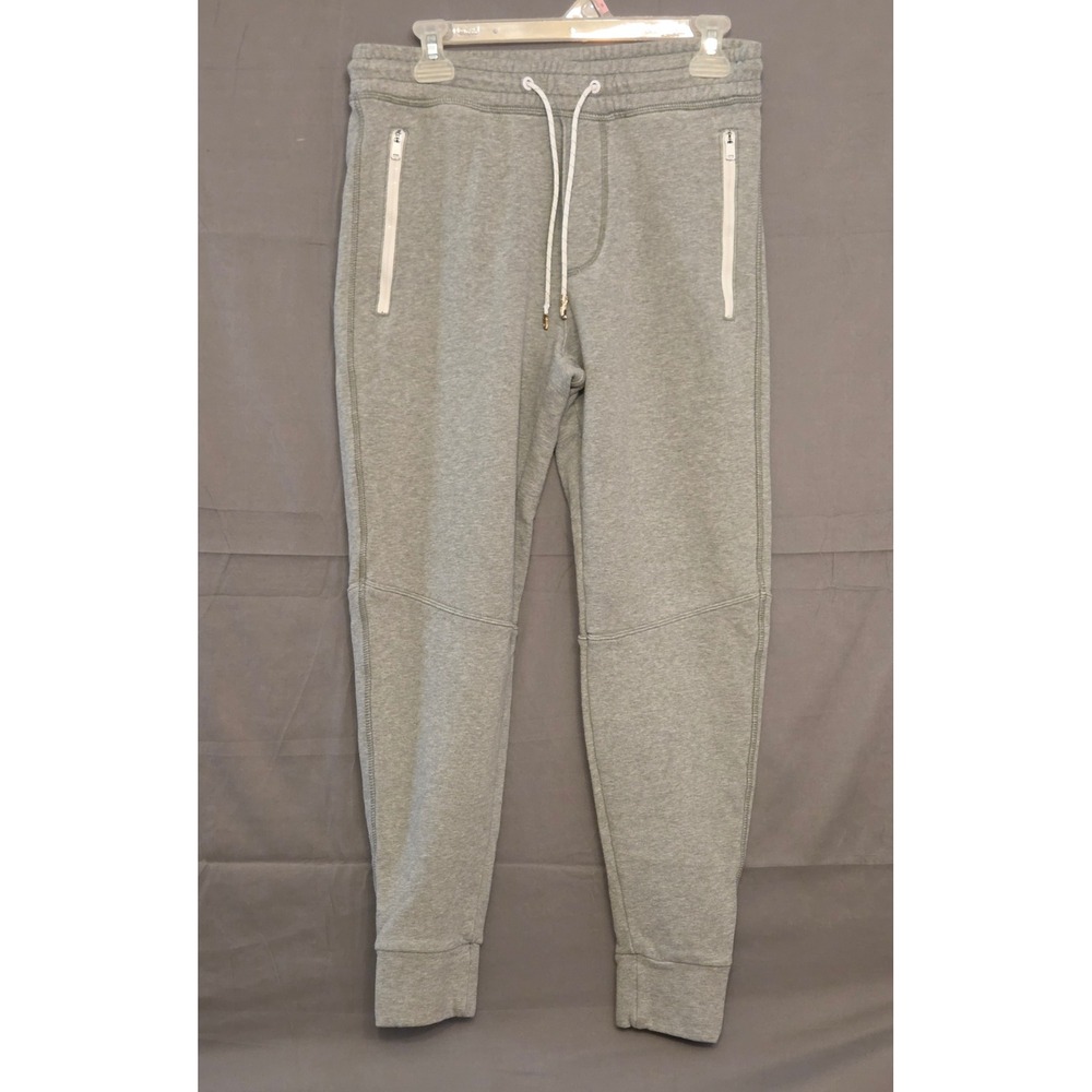 American Eagle Elastic Waistband Jogger‎ Pants Men's Size Small Gray Zip Pockets